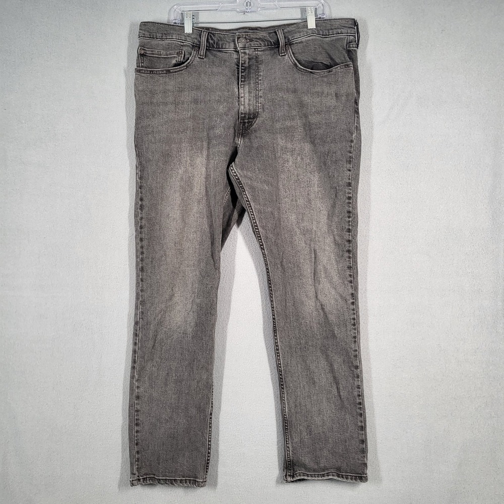 Levi's 511 Jeans Men's 38x30 Gray‎ Wash Denim Slim Fit Casual Pants